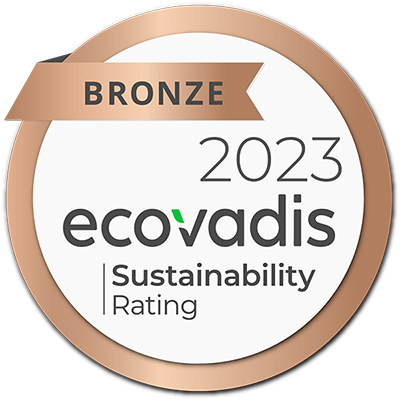 BRONZE 2023 ecovadis Sustainability Rating